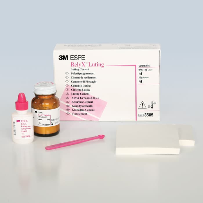 3M RelyX Luting Cement Introductory Kit, Hybrid Glass Ionomer Permanent Cement, Powder & Liquid, 16 g Powder / 9 mL Liquid, 3505 thumbnail 21