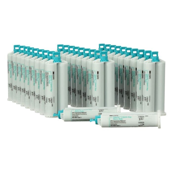 3M™ Imprint™ 3 Quick Step Heavy Body VPS Impression Material Jumbo Refill, 30 x 50 mL Garant Cartridges, Green/Teal, 10971J thumbnail 14