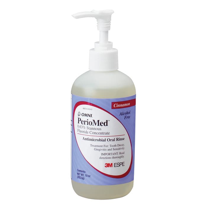 PerioMed 0.63% Stannous Fluoride Oral Rinse Concentrate, Mint, Alcohol-Free, 2.75 oz Bottle, 24/Case, 12105SM thumbnail 7