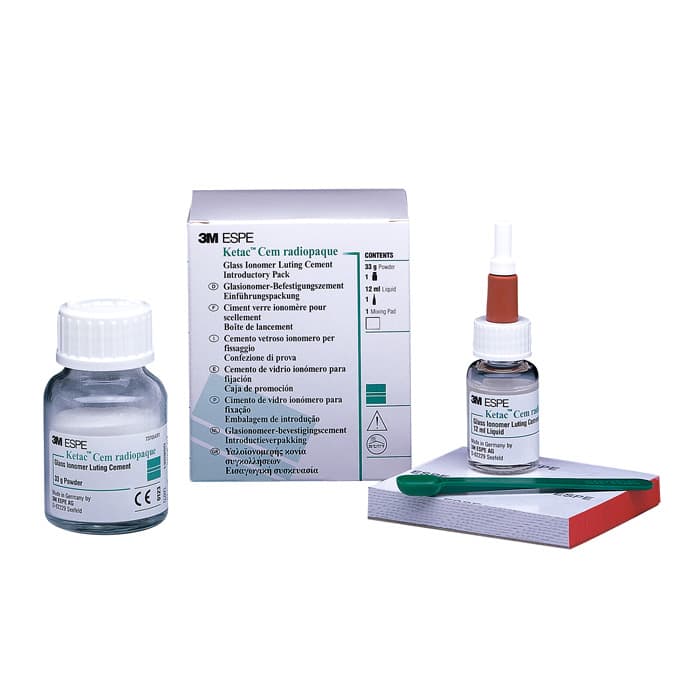 Ketac Cem Radiopaque Glass Ionomer Luting Cement, Powder Refill, 33 g, 1/Pk, 37211 thumbnail 19