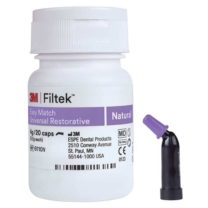 3M Filtek Easy Match Universal Restorative Capsules, Bright Shade, 0.2g, 20/Pk, 6110B thumbnail 15