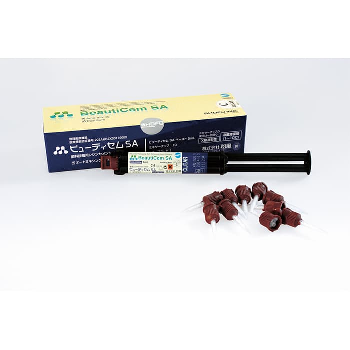 Shofu BeautiCem SA Self-Adhesive Resin Cement, Automix Syringe Kit, Clear, 5 ml, 1 Kit (3213) thumbnail 16