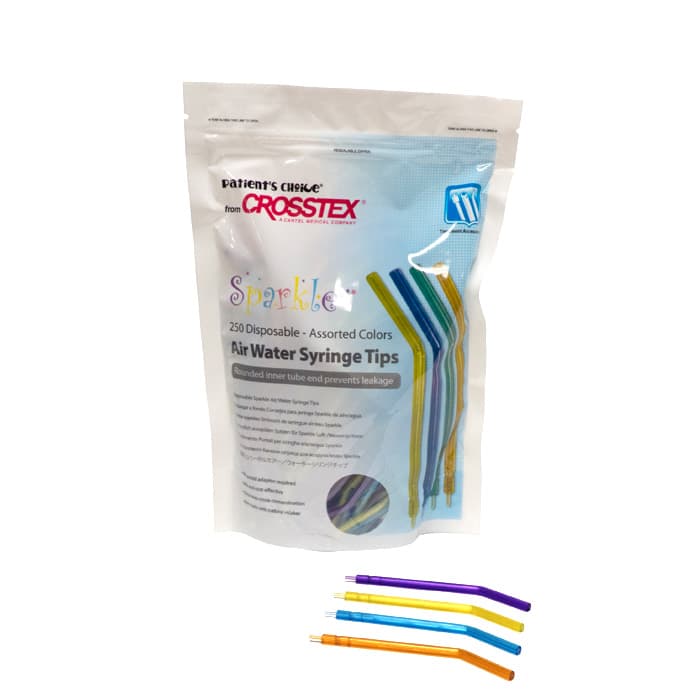 Crosstex Sparkle Disposable Air/Water Syringe Tips, Assorted Translucent Colors, 1500/Bag, BCSAWSB thumbnail 16