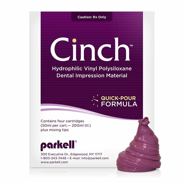 Cinch Quick Impression Material, Light Body, Fast Set, 50 ml Cartridges, 4/Pk, S461S thumbnail 17