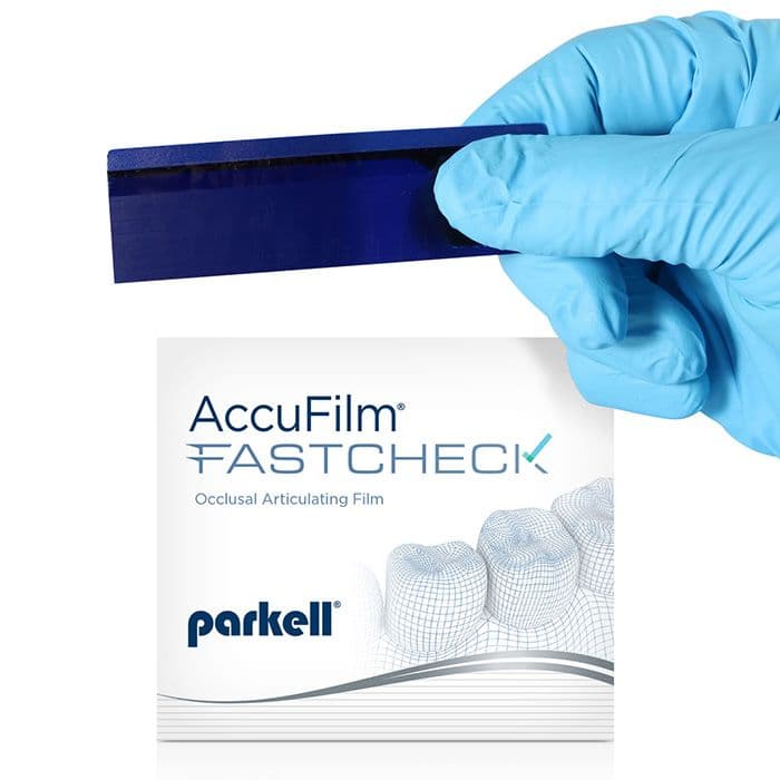 AccuFilm FastCheck Double-Sided Articulating Film, Blue/Blue, 100 Strips, S054 thumbnail 9