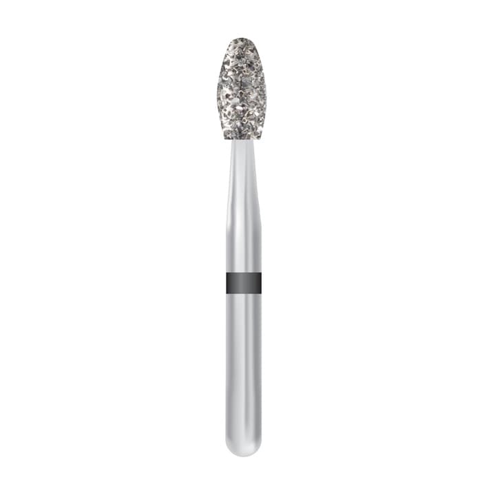 Midwest Once Single Use Diamond Bur – FG, Super Coarse, Taper Modified Flat End, #847KR-018, 1.8 mm Diameter, 8.0 mm Length, 25/Pkg thumbnail 14