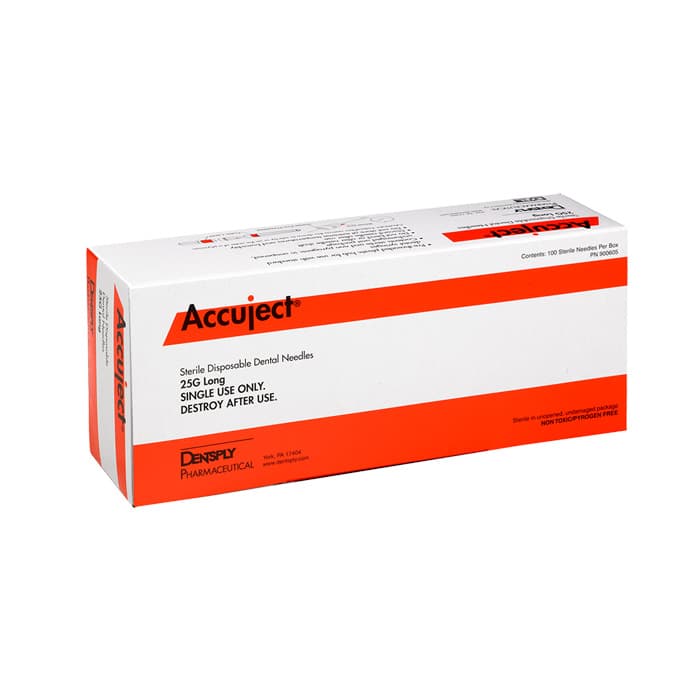 Accuject Disposable Dental Needles, Plastic Hub, 27 Gauge, Short (21mm), Yellow, Sterile, 100/Box, 900705 thumbnail 23
