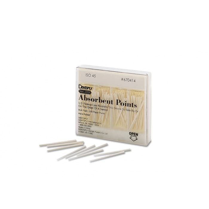Dentsply Sirona Maillefer Absorbent Paper Points, .04 Taper, #25 (ISO 25, Red), Sterile, Cell Pack, 180/Pk, 670188 thumbnail 15