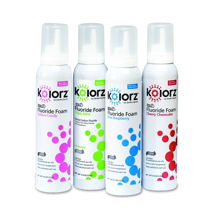 Kolorz Sixty-Second Fluoride Foam, Cotton Candy, 1.23% APF, 4.4 oz Can, 766203 thumbnail 10