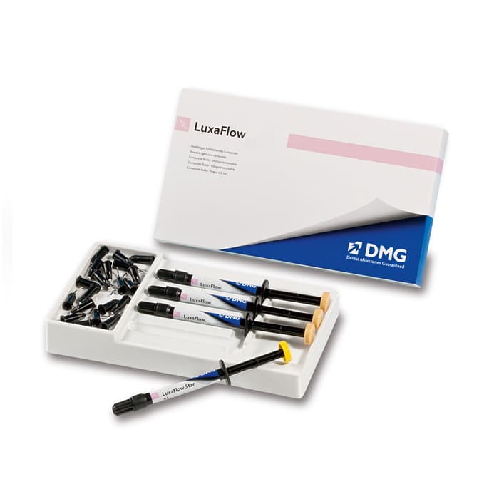 LuxaFlow Ultra Flowable Light-Cure Add-On Resin Introductory Kit, 4 x 1.5g Syringes (A1, A2, A3.5, B1) + 20 Tips, 211751 thumbnail 22