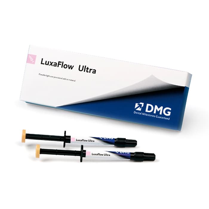 LuxaFlow Ultra Flowable Light-Cure Provisional Add-On Resin, Shade A1, Refill Kit (2 x 1.5 g Syringes + 10 Tips), 224001 thumbnail 27