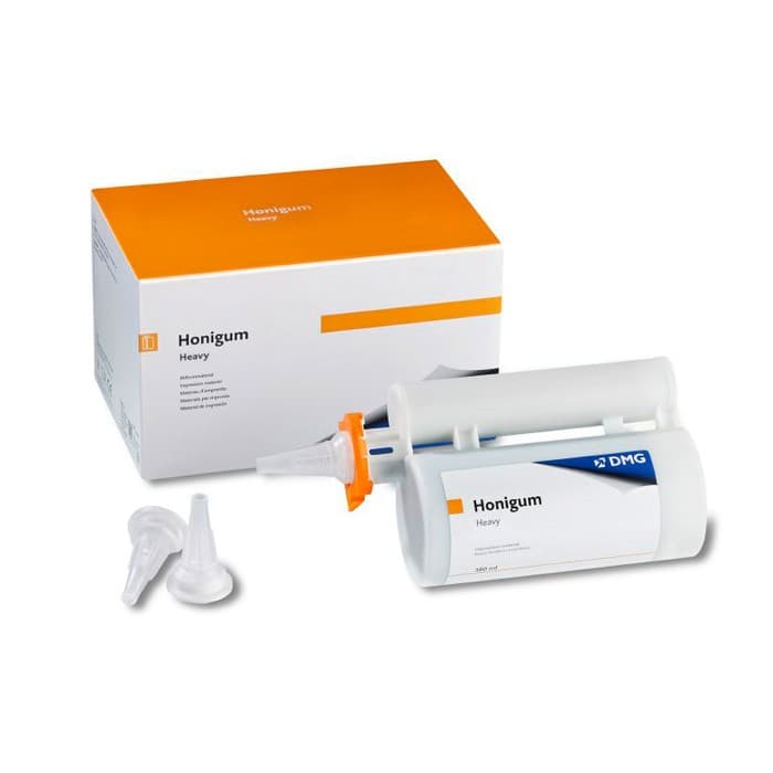 Honigum MixStar Heavy Body VPS Impression Material, Regular Set, 380 ml Cartridge with 10 MixStar Tips, Blue, #999537 thumbnail 14