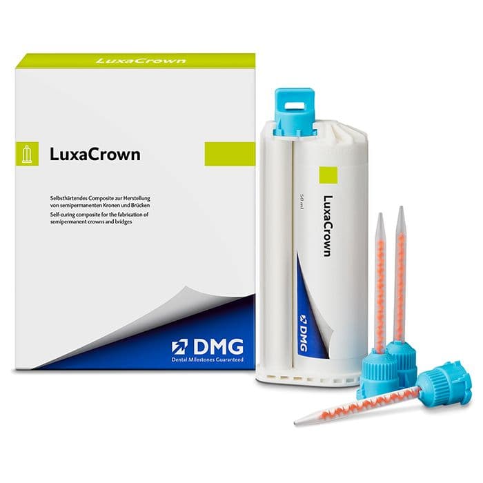LuxaCrown Self-Curing Temporary Crown & Bridge Composite, Shade B1, 50 ml Cartridge with 15 Automix Tips, Ref 120974 thumbnail 17