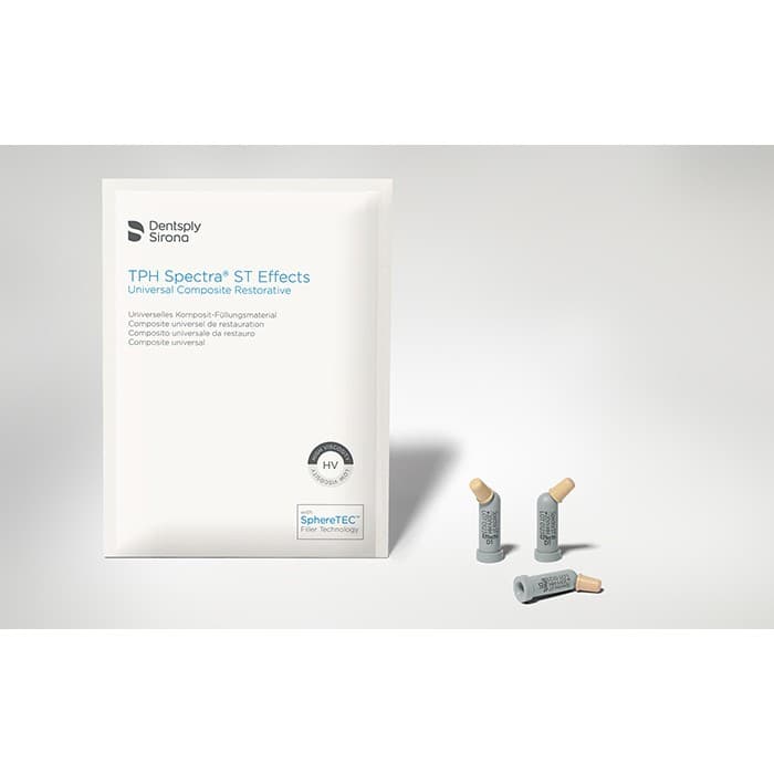 TPH Spectra ST Effects Composite Restorative Compules Intro Kit, High Viscosity, Shades D1/D3/E1, 28 x 0.25 g Tips, 642542 thumbnail 9