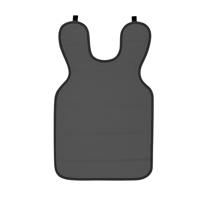 Soothe-Guard Air Lead-Free X-Ray Apron with Collar, 0.35 mm Lead Equivalency, Adult Universal, Charcoal, 862305001 thumbnail 6