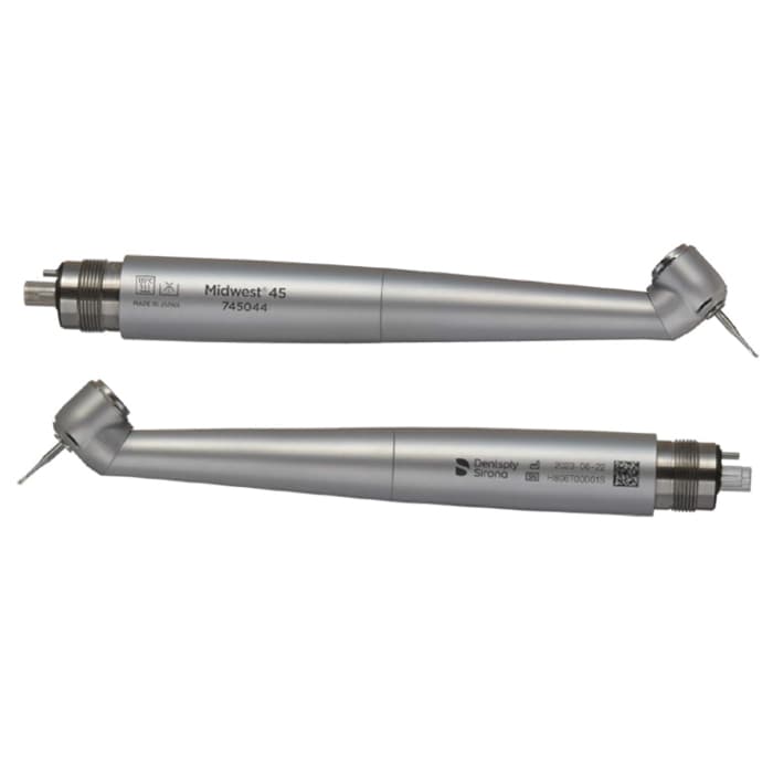 Midwest® 45º High Speed Air Handpiece, Push-Button Chuck, Non-Fiber Optic, Triple Spray, K-Style Connection, 745244 thumbnail 7