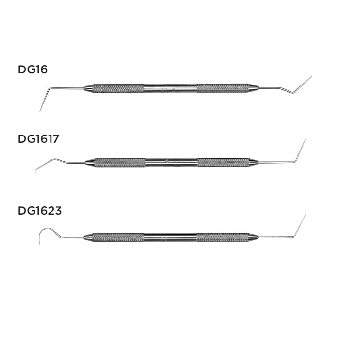 Hu-Friedy DG16 Double-Ended Endodontic Explorer, #7 Satin Steel Colours Handle, EXDG167 thumbnail 9