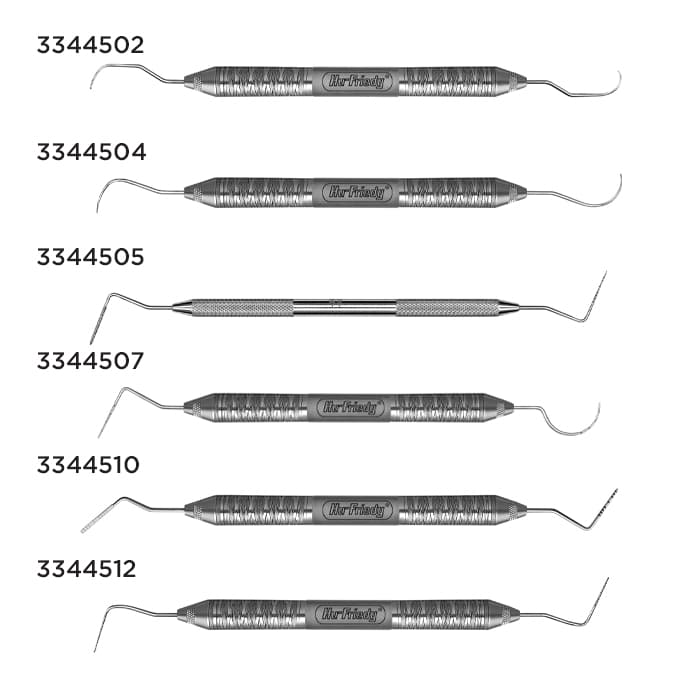 Hu-Friedy 3/4 Cattoni Double-Ended Periodontal Probe (3-6-9-12), #6 Satin Steel Handle, P3/46 thumbnail 11