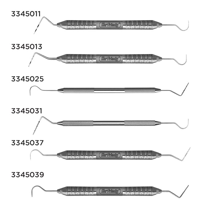 Hu-Friedy Expro 3 Novatech Double-Ended Instrument, #6 Satin Steel Handle, NT3-CP 12 thumbnail 7