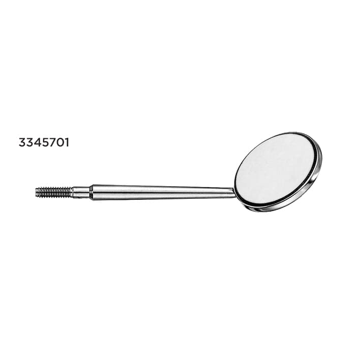 Hu-Friedy #5 DS FS CS Double-Sided Front Surface Cone Socket Mouth Mirror, Rhodium-Coated, Single, Part No. 279161 thumbnail 7