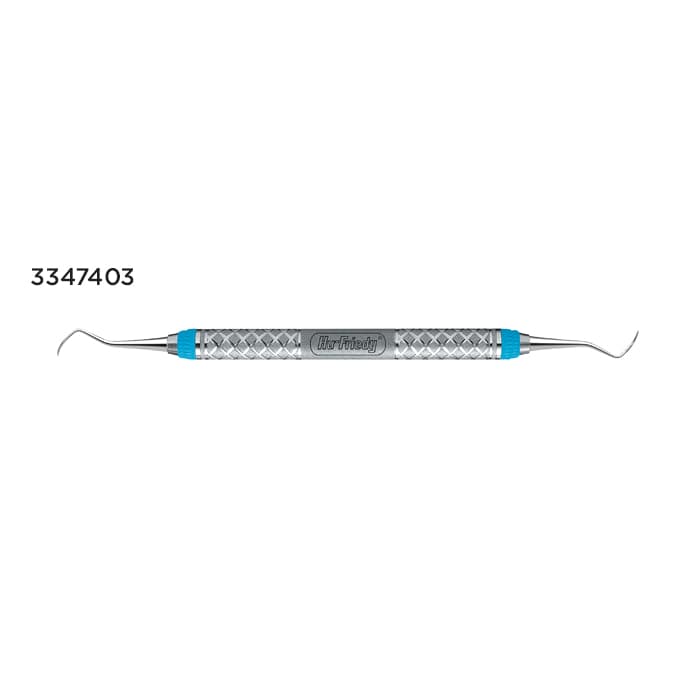 Hu-Friedy Universal Curette, Ratcliff 3/4, #6 Satin Steel Handle, Double End, EverEdge Technology, SUCR3/46 thumbnail 8
