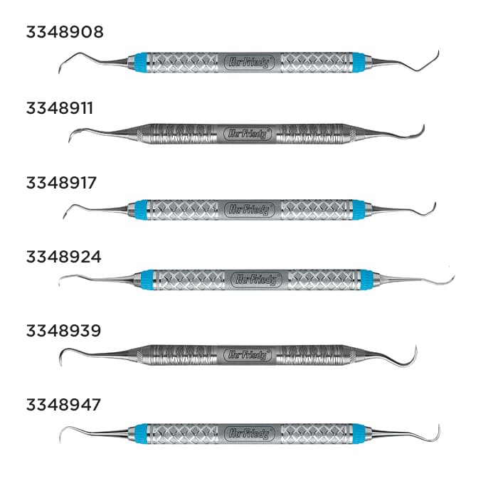 Hu-Friedy 135 Sickle Scaler, Double End, #7 Satin Steel Colours Handle, EverEdge 2.0, 1 Each thumbnail 9