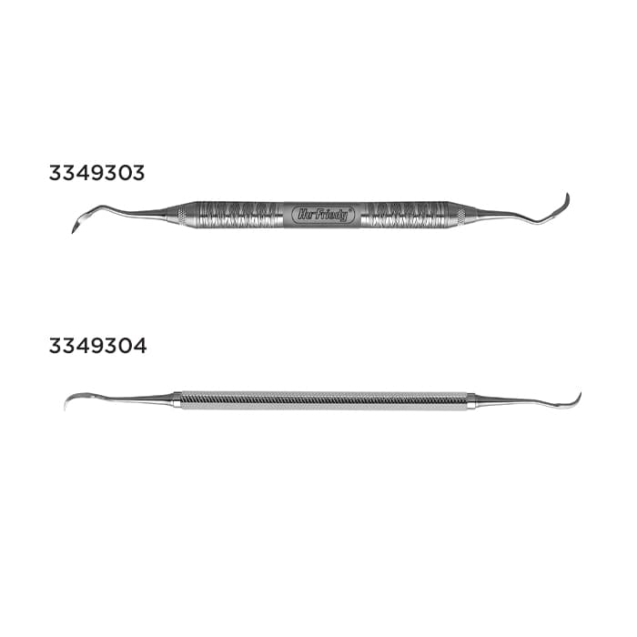 Hu-Friedy CK-6 Crane-Kaplan Sickle Scaler, Double-Ended, #6 Satin Steel Handle, 1/Pk thumbnail 10