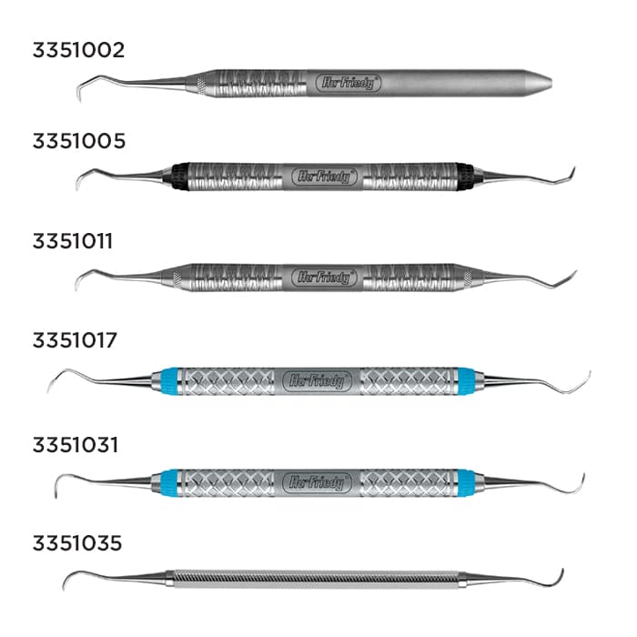 Hu-Friedy McCall #10 Single-End Scaler with #24 Round Handle thumbnail 5