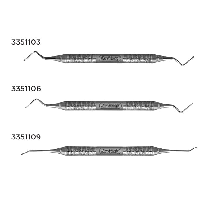 Hu-Friedy Hirschfeld File Scaler 3/7, Double-Ended, #6 Satin Steel Handle, FH3/76 thumbnail 16