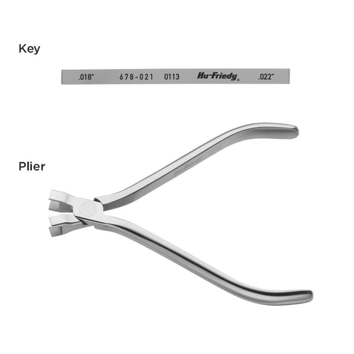 Hu-Friedy Torquing Pliers Key, .016" x .018", 678-020 thumbnail 3