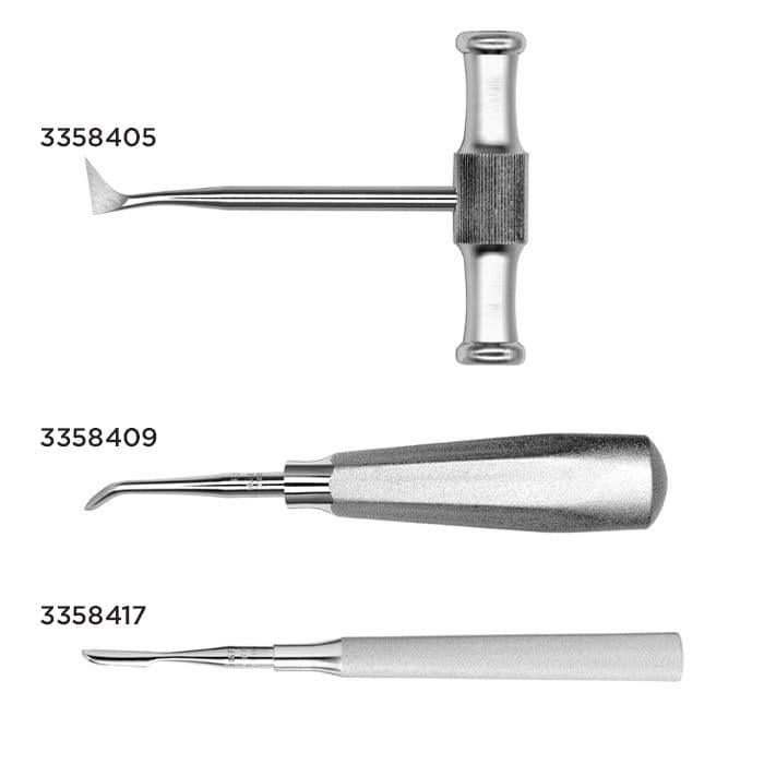 Hu-Friedy #46 Surgical Elevator, #510 Large Tapered Hexagonal Handle, Single End, Left, E46 thumbnail 9