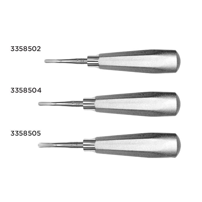 Hu-Friedy E2 Heidbrink Straight Surgical Elevator, #510 Large Tapered Hexagonal Handle, Single End, 1 Each thumbnail 13