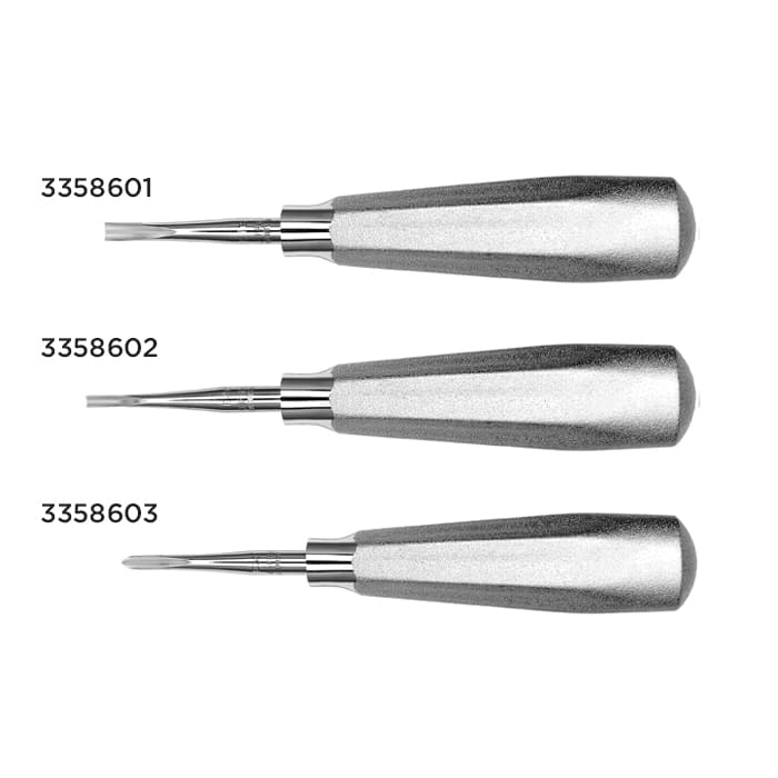 Hu-Friedy Elevator 1C Coupland (Gouge), #510 Large Tapered Hexagon Handle, Single End, 4.3mm Tip, 326321 thumbnail 10
