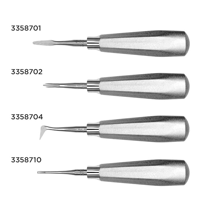 Hu-Friedy Seldin Surgical Elevator #4L, Left, #510 Large Tapered Hexagonal Handle, Single End, 1/Pkg thumbnail 10