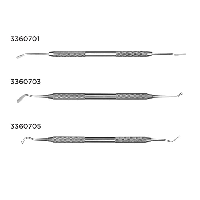 Hu-Friedy Woodson Periosteal Elevator, Double-Ended, #1, Satin Steel Handle, PFIWDS16 thumbnail 9