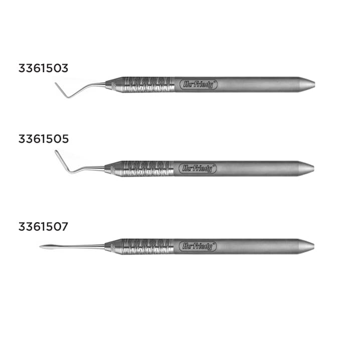 Hu-Friedy Periotome, Posterior Left, Single End, #4 Design, #6 Satin Steel Handle, PT4 thumbnail 9