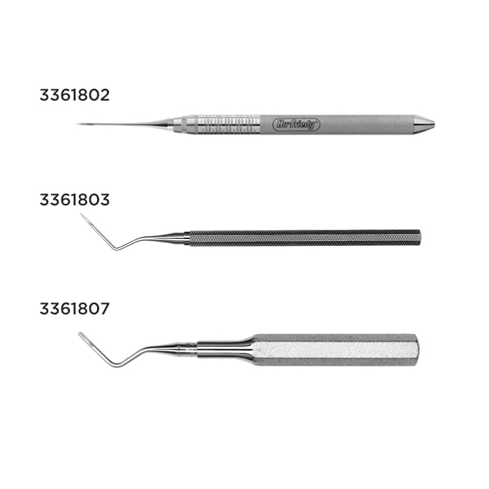 Hu-Friedy Root Tip Pick 9L, #6 Satin Steel Handle, Single End, E9L6 thumbnail 3