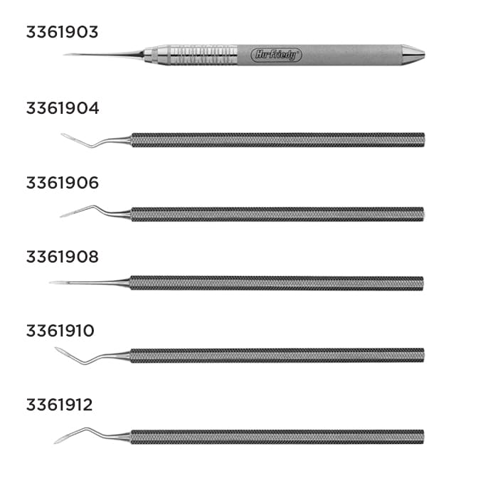 Hu-Friedy Root Tip Pick #1 West Apical, Single End, #1 Octagon Handle, EW1 thumbnail 11