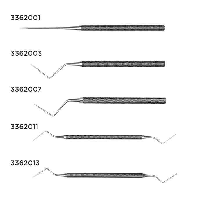 Root Tip Pick Davis Single-End #1, #6 Satin Steel Handle, Each, ED16 thumbnail 7