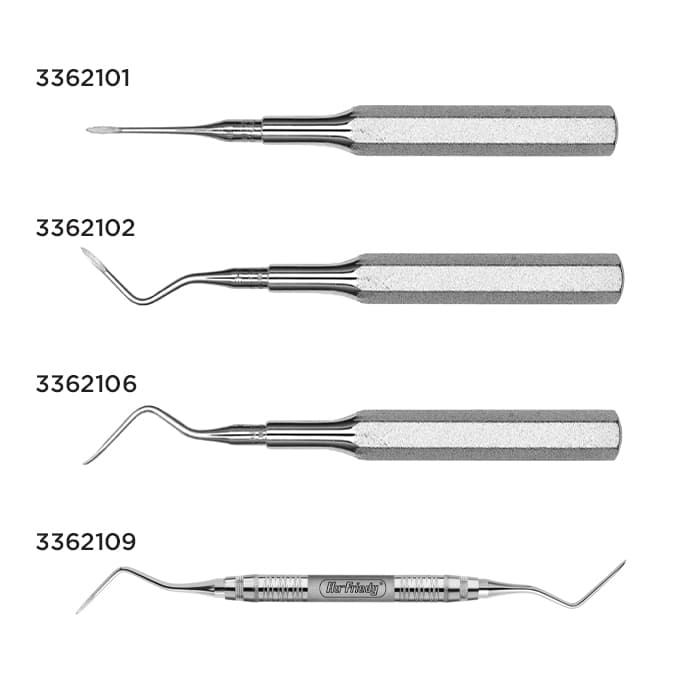 Hu-Friedy Heidbrink #4 Root Tip Elevator, Single-End, #502 Hexagon Handle, EHB4 thumbnail 14
