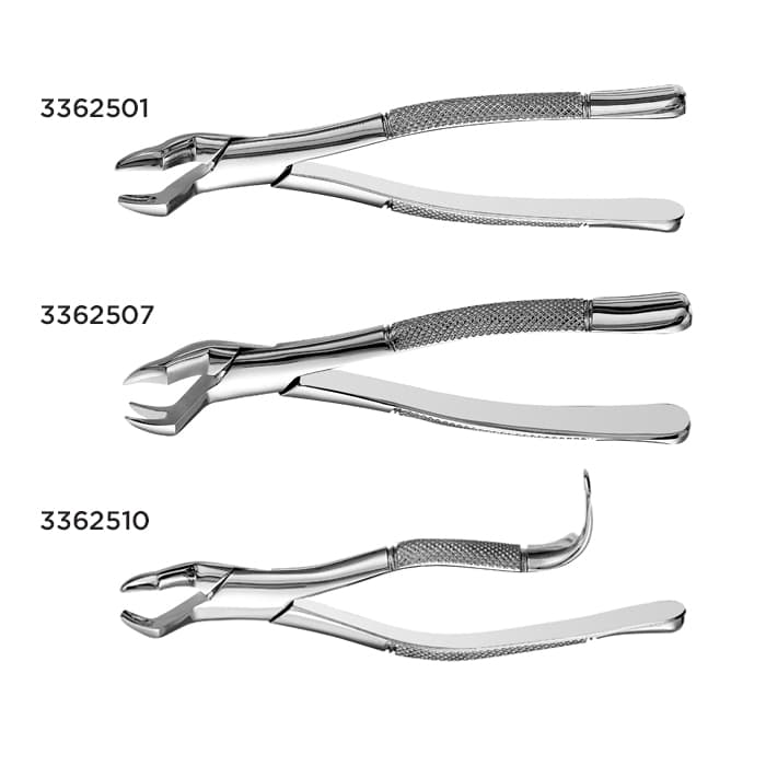 Hu-Friedy Presidential 53R Extraction Forceps, Upper 1st & 2nd Molars (Right), Stainless Steel, F53R thumbnail 13