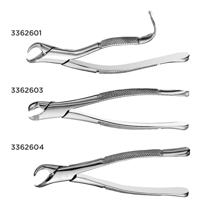 Hu-Friedy Extraction Forceps - Lower Molars - #16 Cowhorn - Straight Handle thumbnail 8