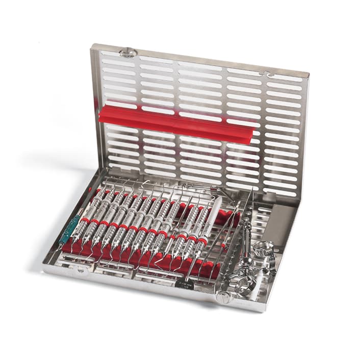 IMS® Signature Series® Large Cassettes, 16 Instrument Capacity with Accessory Area, 8" x 1.25" x 11", White, Stainless Steel, IM4162 thumbnail 10