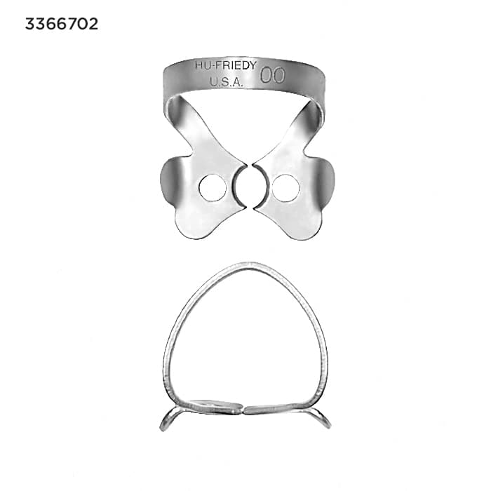 Hu-Friedy Satin Steel Rubber Dam Clamp Set, 8 Clamps (0, 2, 2A, 7, 8A, 9, 14, 14A), RDCSET thumbnail 9