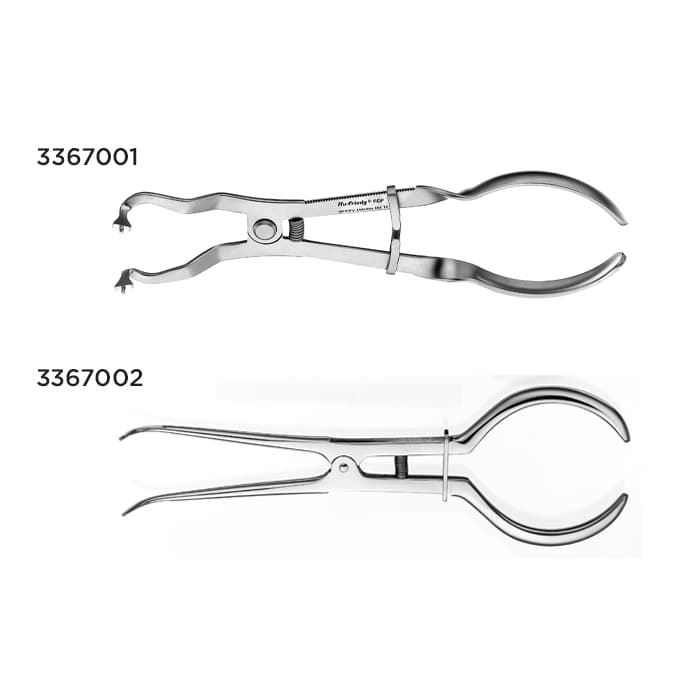 Hu-Friedy Rubber Dam Forceps #4, RDF4, 17.5 cm (7"), Stainless Steel, Each thumbnail 11