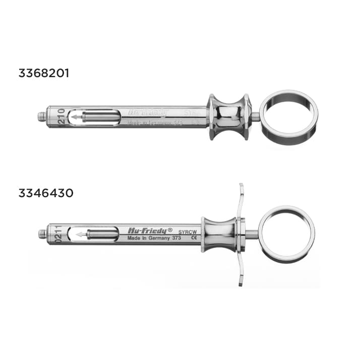 Hu-Friedy Type CW Aspirating Anesthetic Syringe, 1.8 ml, with Finger Rest, SYRCW thumbnail 22