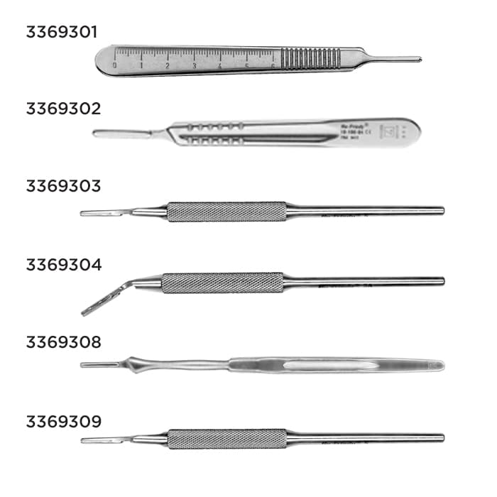 Hu-Friedy Scalpel Handle No. 3, Bard-Parker Style with Metric Ruler, Stainless Steel, 1 Each, 10-130-03 thumbnail 12