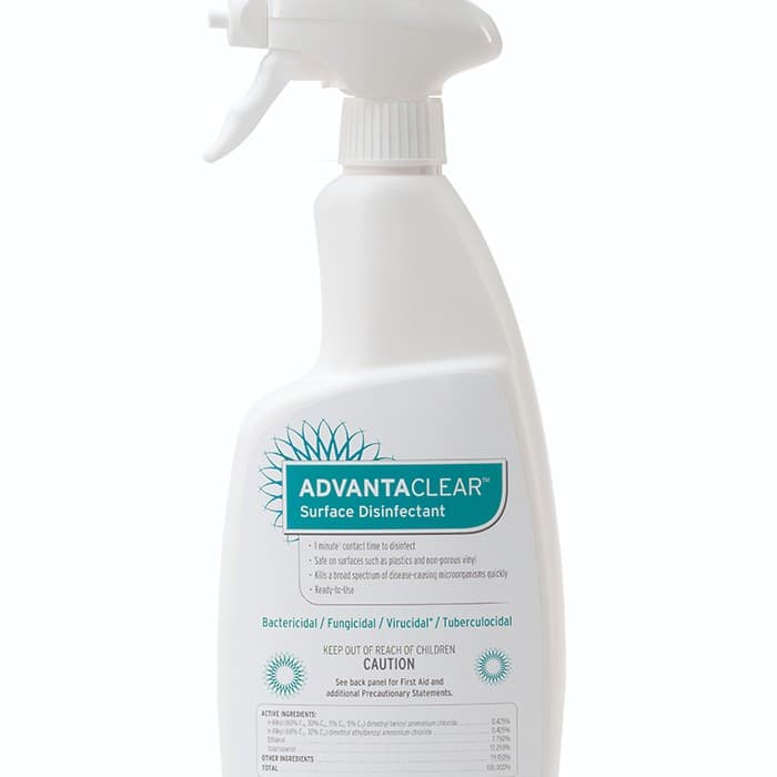 Hu-Friedy AdvantaClear Surface Disinfectant Spray, 24 oz Spray Bottle, Ready-to-Use, Fragrance-Free, IMS-2024 thumbnail 11