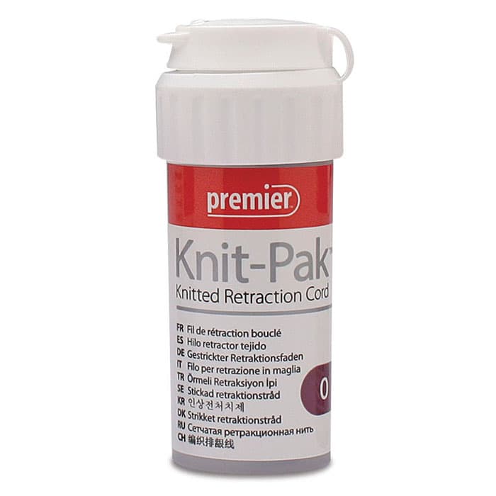 Premier Dental Knit-Pak Knitted Retraction Cord, Plain, Size #1, Blue, 100" (254 cm), 1/Pk, 9007554 thumbnail 18