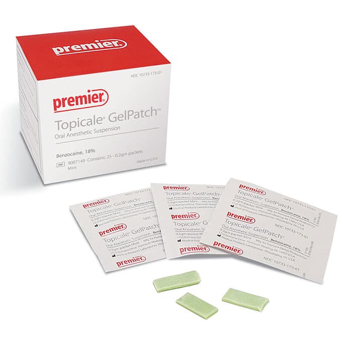 Topicale GelPatch Topical Anesthetic Patch, 18% Benzocaine, Mint, 25/Box, 9007149 thumbnail 18